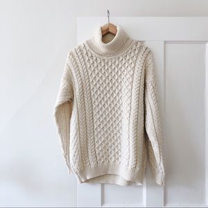 Cableknit Fishermen’s Sweater - 100% Wool